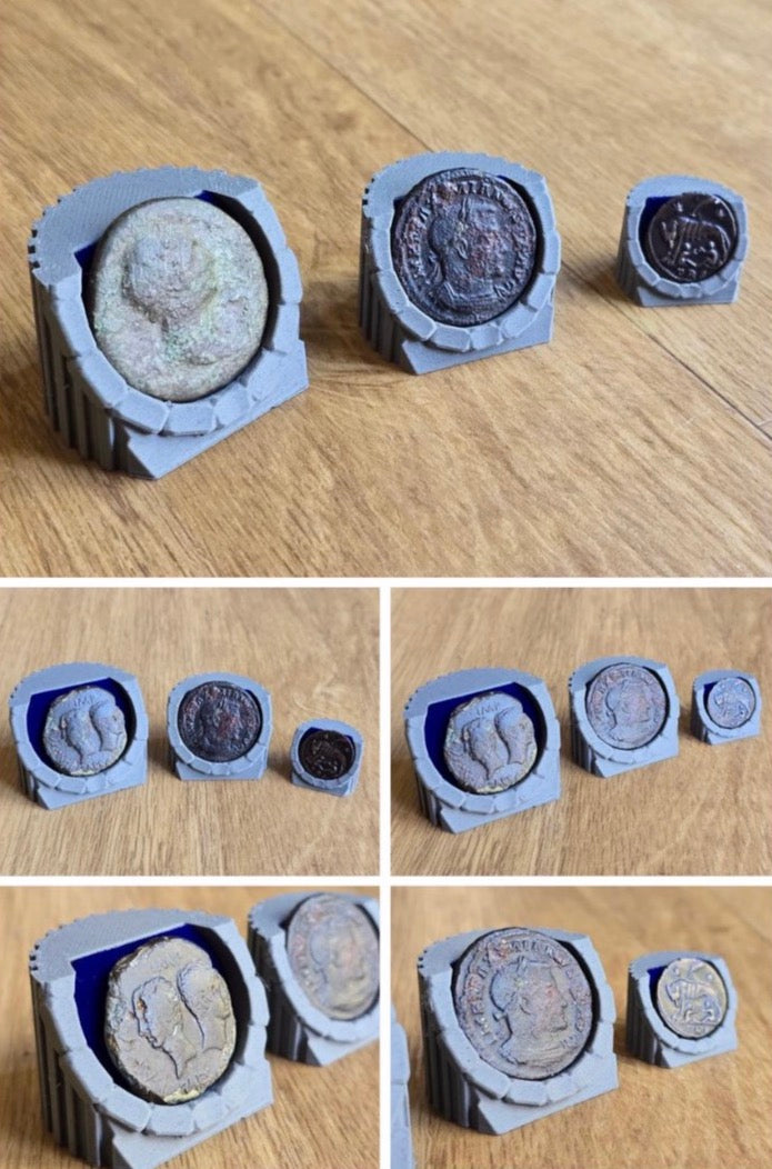 Roman Coin Stands (10 Pack)