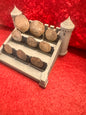 Mini castle coin display.