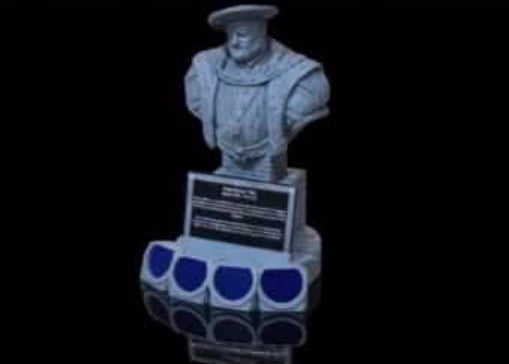 Medieval Monarchs and Leaders Bust Coin Displays