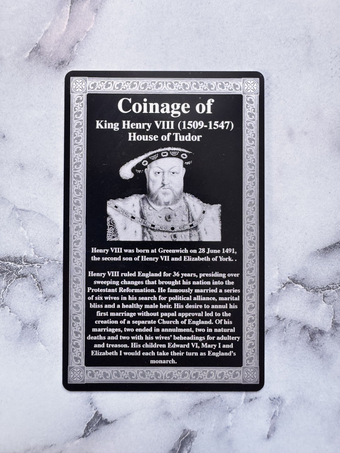 ID Cards - engraved metal plate